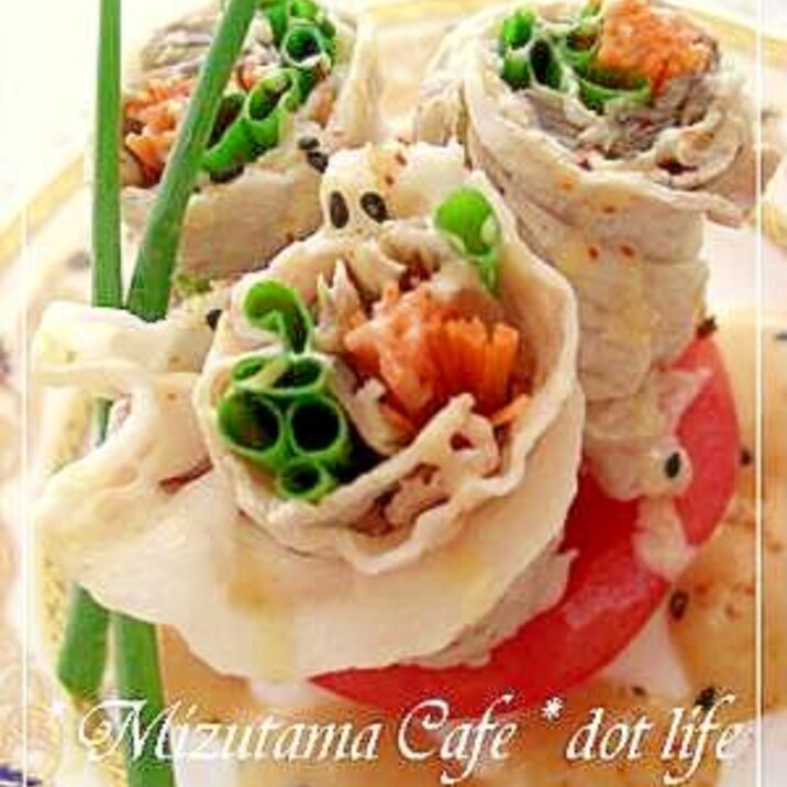 しゃっきり冷しゃぶ七味味噌マヨ ごぼうがポイント レシピ 作り方 By 楽天レシピ しゃっきり冷しゃぶ七味味噌マヨ ごぼうがポイント レシピ 作り方 By 楽天レシピ